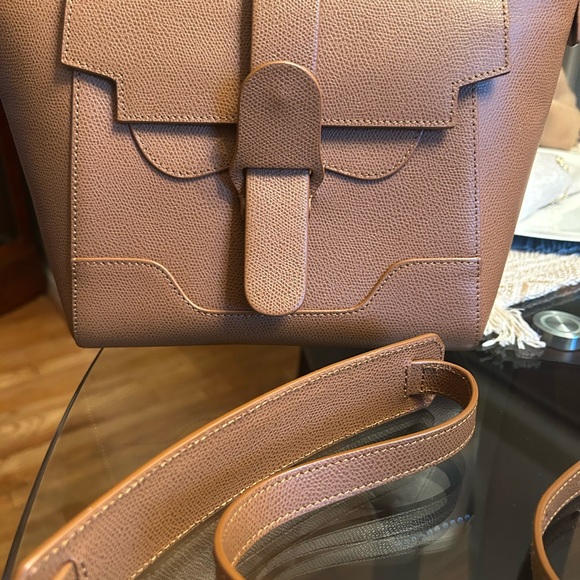 Senreve Brown Leather Crossbody Bag - Picture 2 of 4